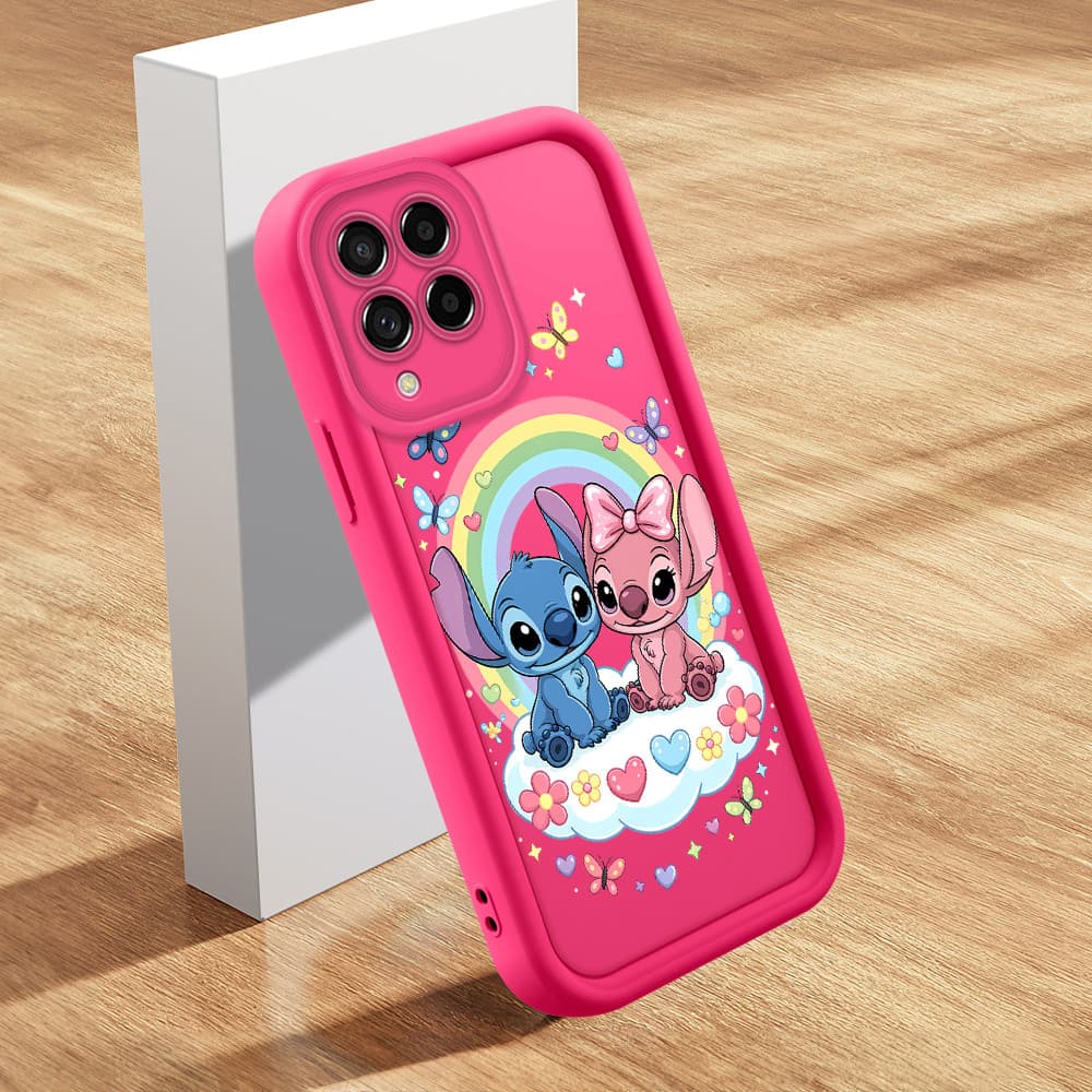 Capinha De Macia Silicone Capa Para Samsung Galaxy M53 5G Capas Fofo Rosa Case Capinhas TY 2294