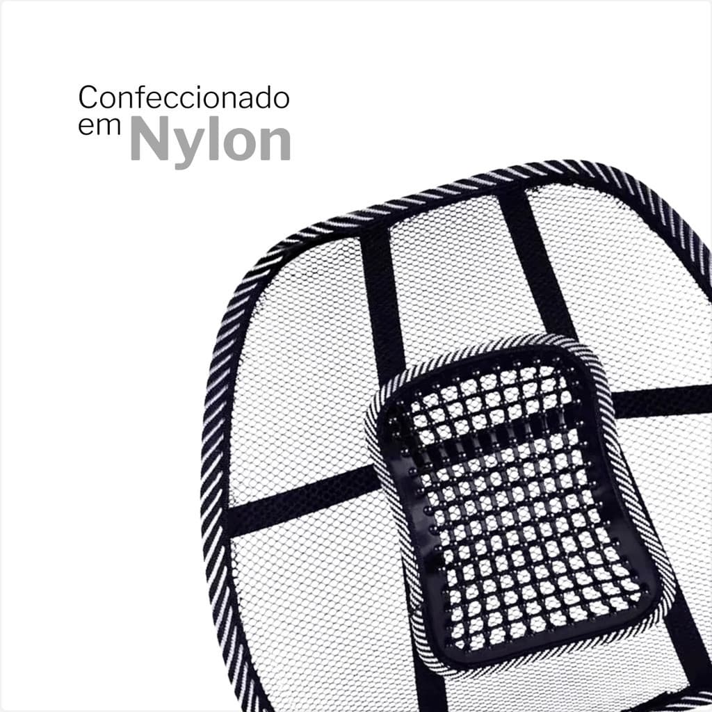 Encosto Para Assento Em Nylon Apoio Lombar