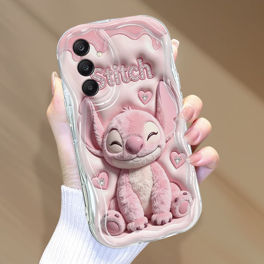 Capinha Para Samsung Galaxy A15 4G 5G Capa De Silicone Macio Borda Wave Anti Choque Proteção Case NYW 3405