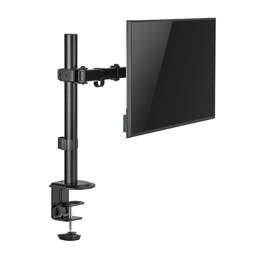 Suporte Monitor Life Grampo Passa-Fio Articulado VESA 9kg