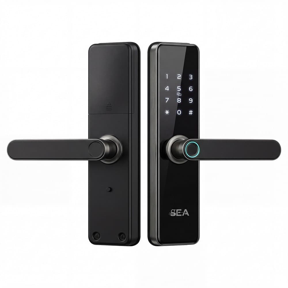 Fechadura Digital Biométrica Touch Aplicativo Inteligente de Embutir SEA 55MM