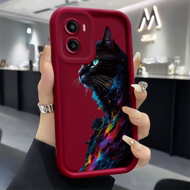 Capa Para Motorola Moto G05 E15 Capa silicone Case Protetora Capinha Capas