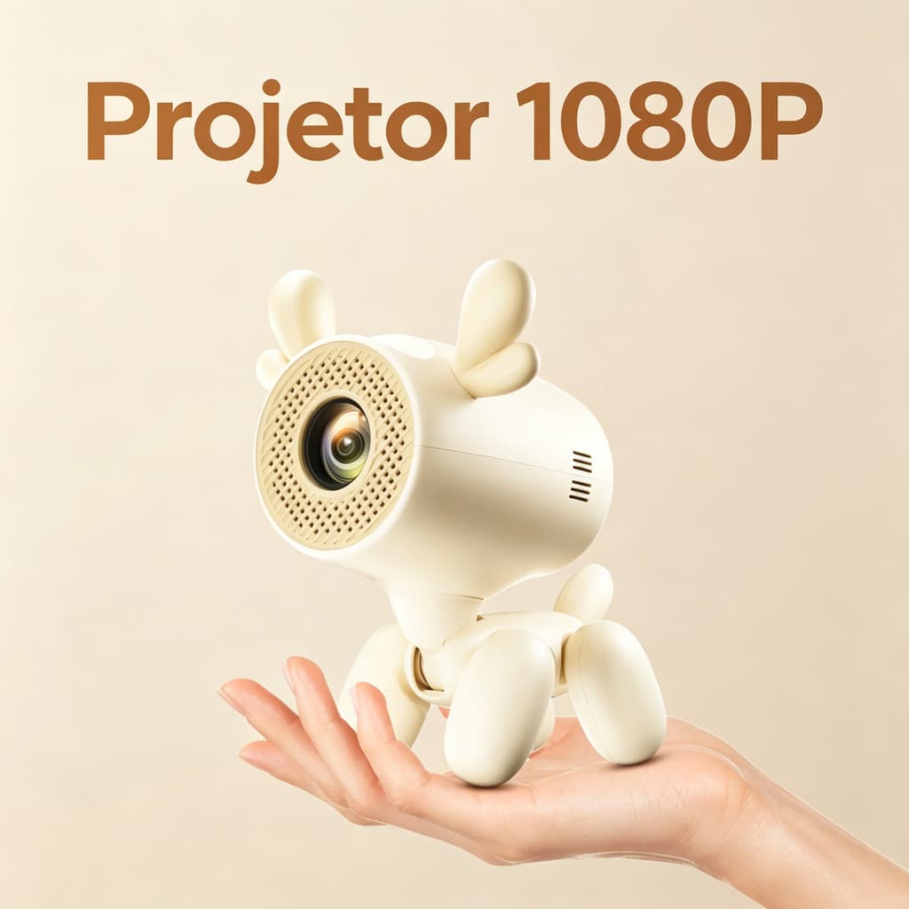 Projetor Android 1080P,Modelo HY320LI Atualizado,Para Entretenimento Doméstico