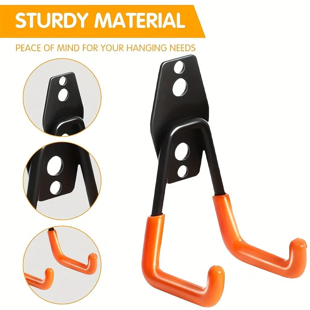 Kit 2/4 Suporte Aço Multiuso 23kg Parede Mangueira Bike Escada Vasoura Rodo Vendido(s) - kit 4