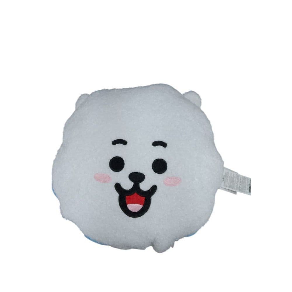 Manta Almofada Infantil BT21 Miniso Branca 2 em 1 Macia com Manta Personagens Escritório Dia a Dia