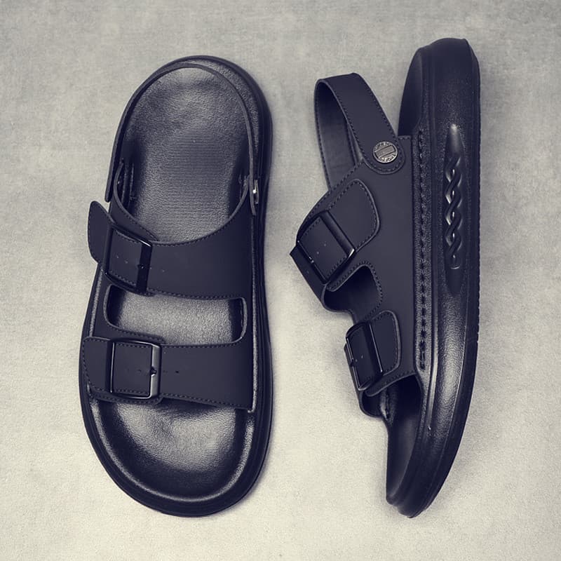 Sandálias masculinas 2026 novo estilo moda sandálias chinelos exterior usar antiderrapante sapatos de praia sandálias ma