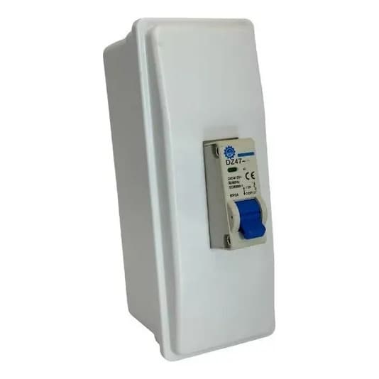 Centrinho Quadro de Luz 2 Disjuntor DIN 1 NEMA Branco Embutir Plástico Resistente Tampa ⚡