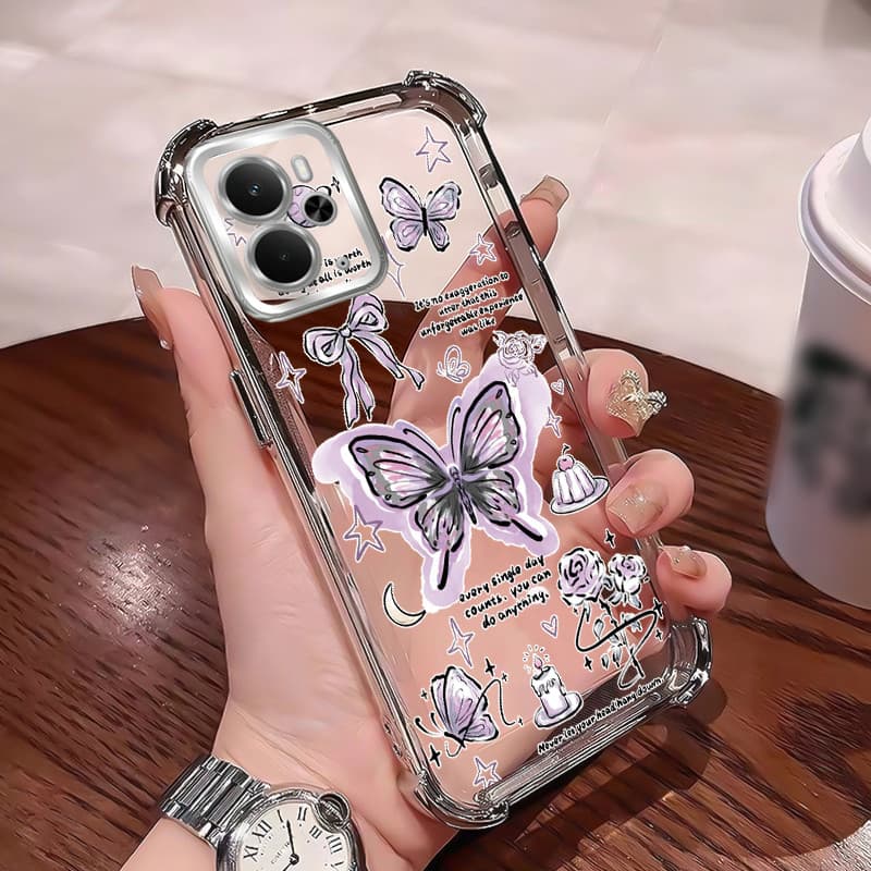 Capa Para Realme 14 5G 14T 5G 14 Pro 5G Capa Transparente silicone Case Protetora Capas