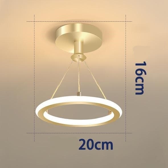 3 Cores(110V/220V) Luminária De Teto Pendente Led Moderna Lustre para Corredor Sala Quarto Cozinha Vendido(s)