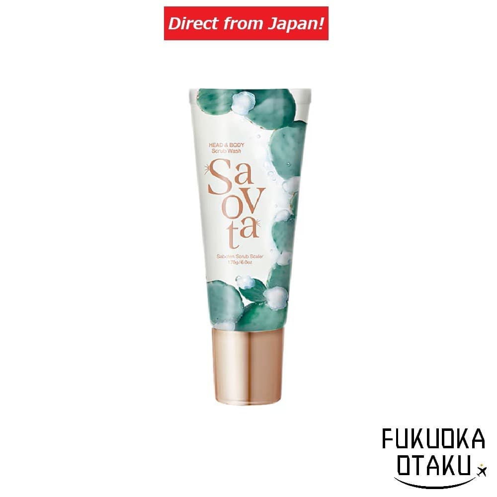 Savon du savota Cactus Scrub Scaler 170g Cuidado do Couro Cabeludo Japão【Direto do Japão】