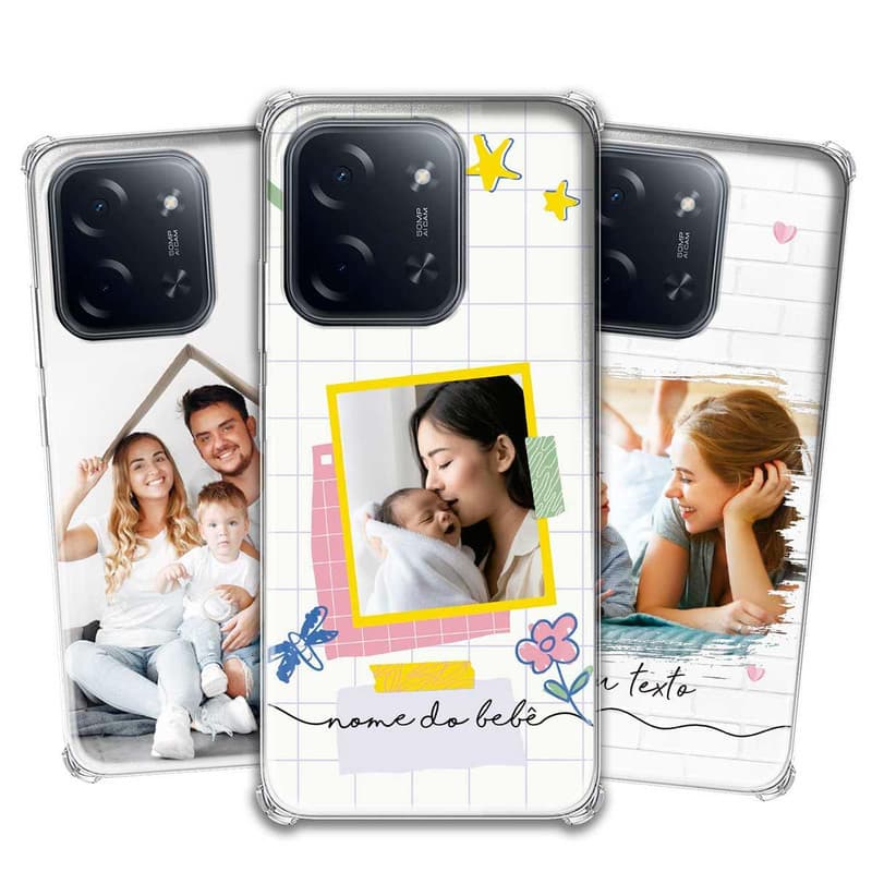 Capa Capinha - Xiaomi Poco C85 - Com Sua Foto Personalizada Anti-Impacto