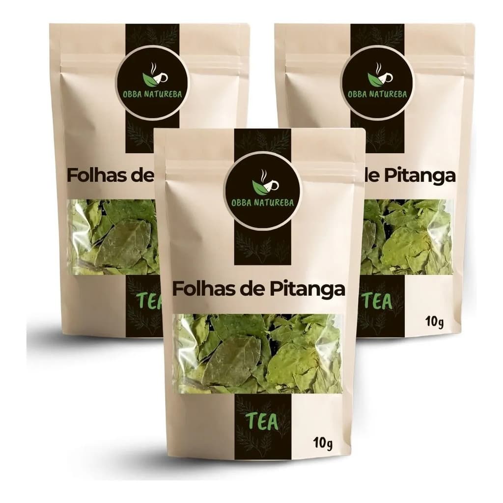 Infusão de Pitanga Para Preparo de Chá Produto identificado -Com 3 Pacotes