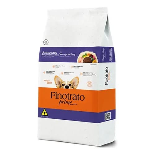 Finotrato Prime Ração Cães Adultos Raças Pequenas Frango e Arroz 10kg