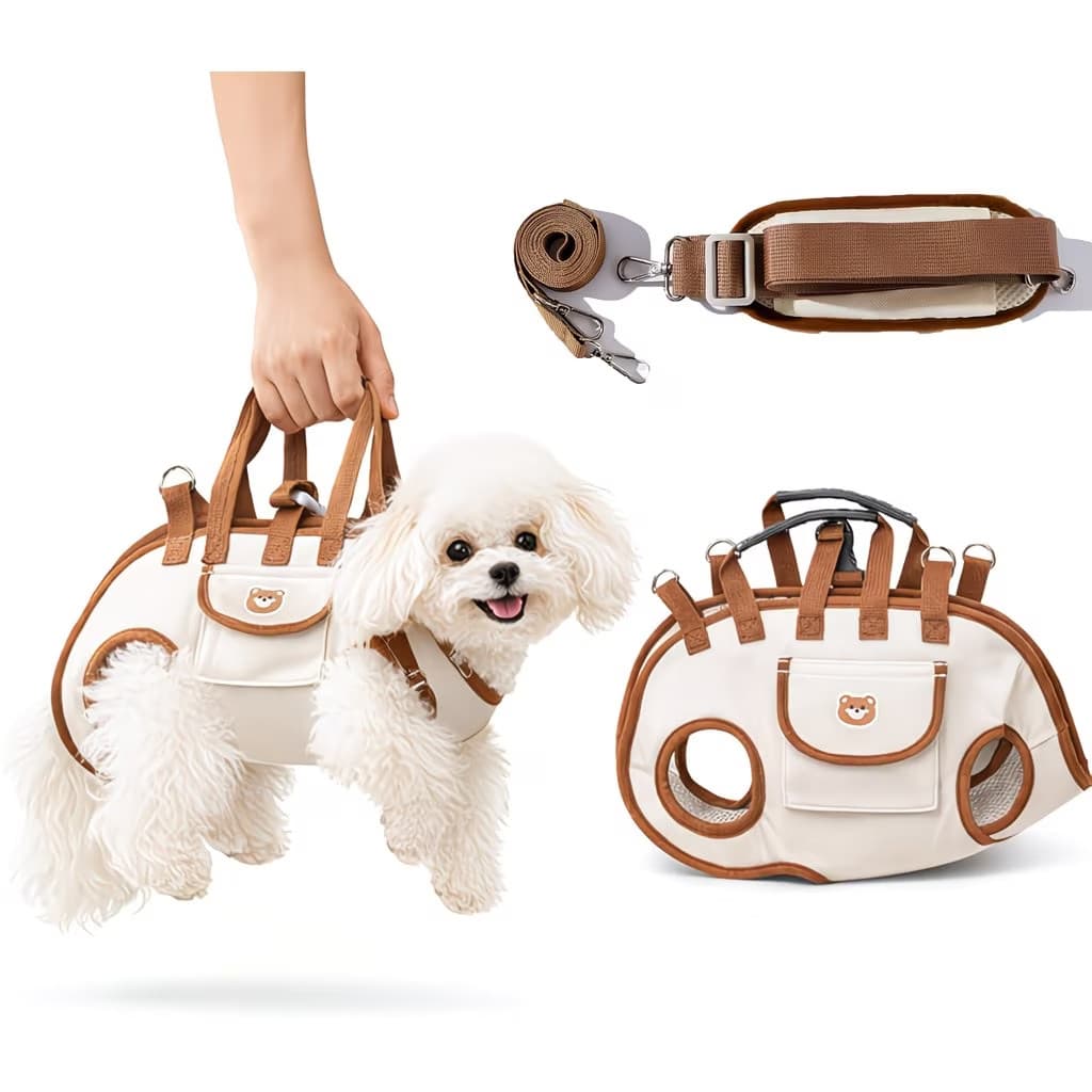 Cães Saindo Mochila Horizontal Portátil Bolsa De Gato De Tração Para Animais De Estimação Vendido(s) - Variação: