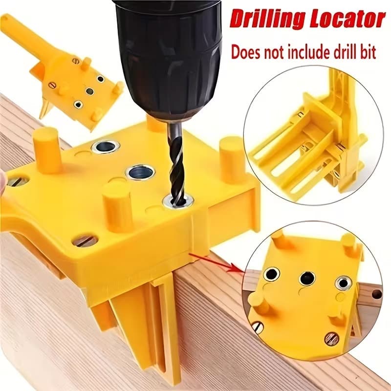 Modelo de guia de espiga de madeira para carpintaria, abertura métrica 6, 8, 10 mm Vendido(s) - Variação: