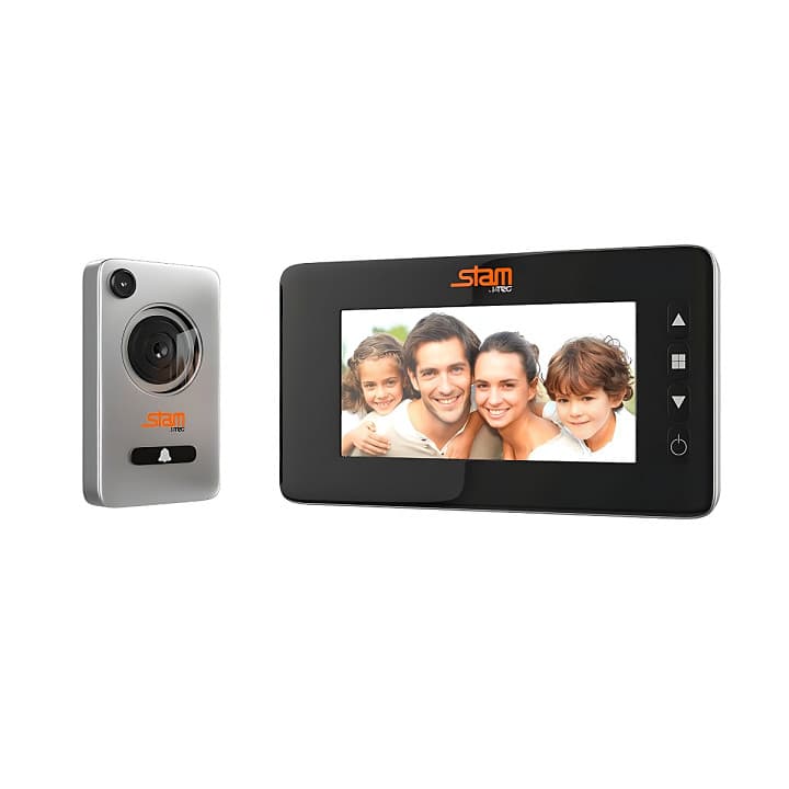Visor Stam Digital Iviewer 02 HD VS 2.0 - Monitor de Vídeo Porteiro com Tela LCD e Câmera HD