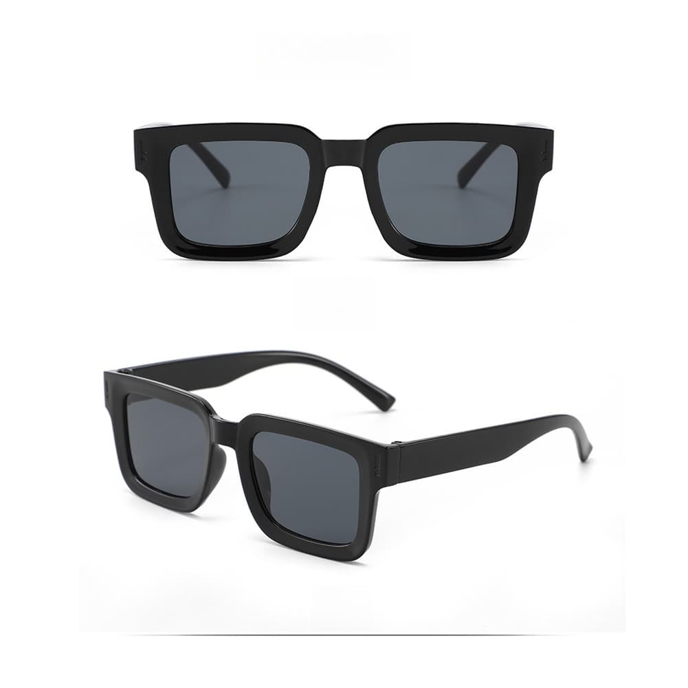 Óculos De Sol Quadrados Com Proteção UV400 , Moda Elegante , Unissex , De Rua