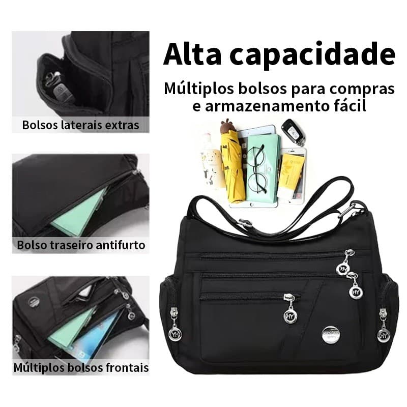 Bolsa mensageiro feminina todos os dias All-Match Vendido(s) - Azul