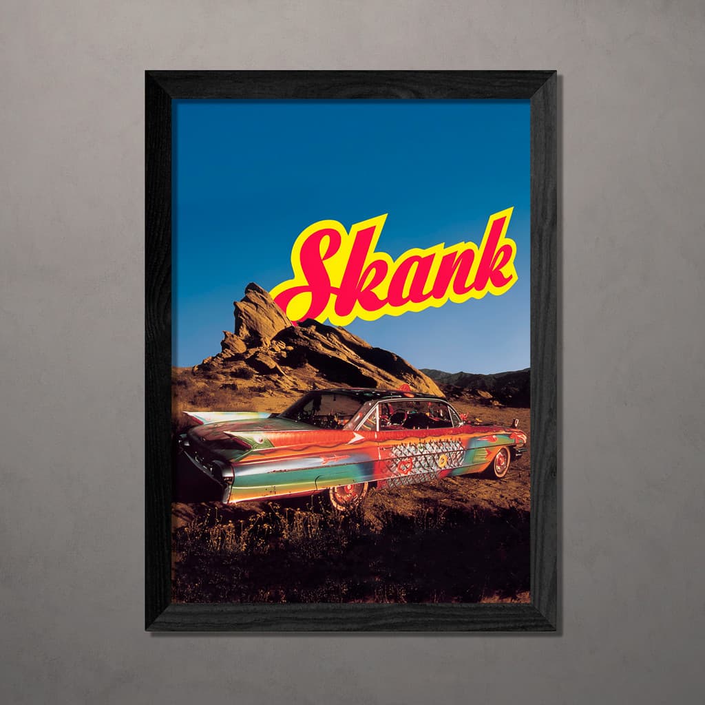 Quadro Skank Mod3 A4 Com Vidro