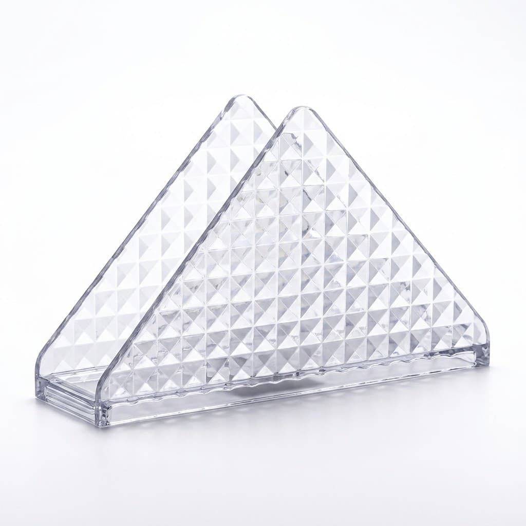 Porta Guardanapo Acrilico Transparente 6x14,5cm