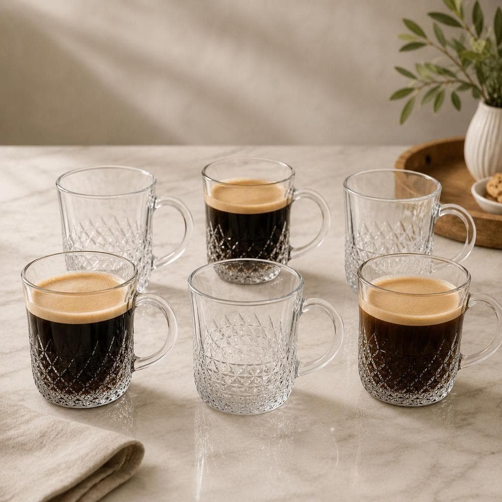 Copo ou taça Capuccino com alça - 280 ml Ref. L31 - 13 cm de Altura - Ideal para Cappuccino