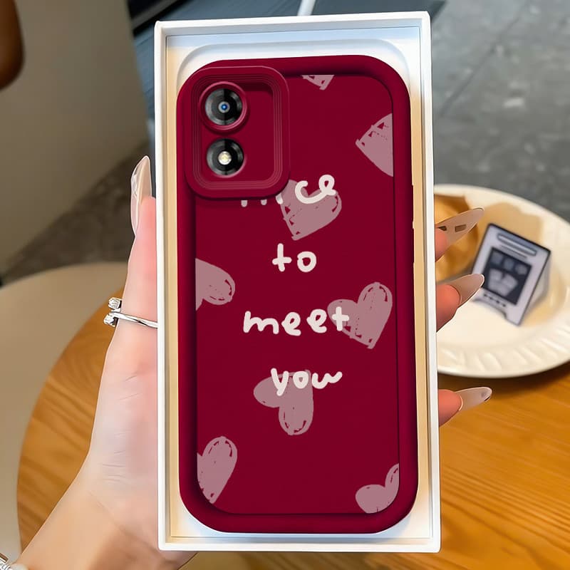 Capa Para Motorola Moto E13 Capa silicone Case Protetora Capinha Capas
