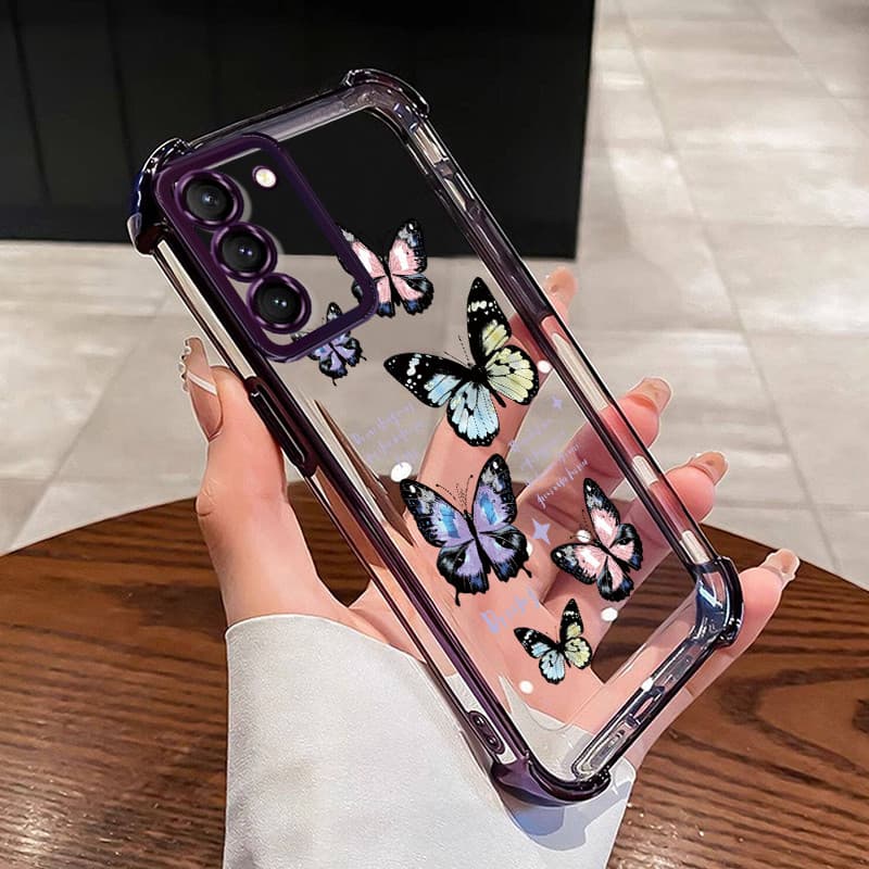 Capa Para Samsung Galaxy S21 FE S21 Plus S21 Ultra Capa silicone Case Protetora Capinha Capas