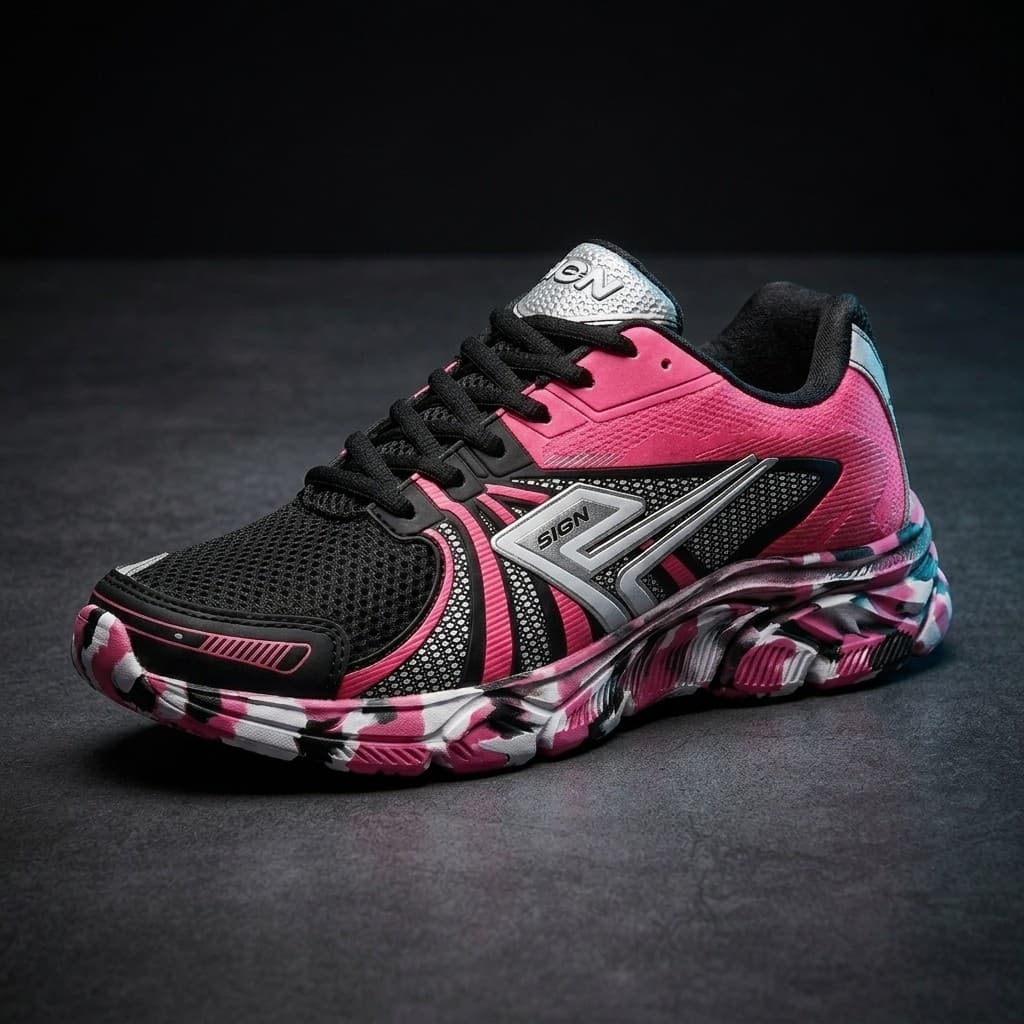 Tênis Feminino Para Caminhada Corrida Confortável Leve Amortecimento Solado EVA Esportivo