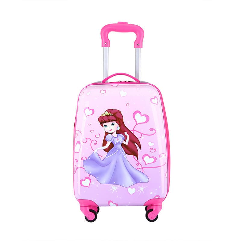 Mala Escolar e de Bordo Infantil 47x29x20cm - Em ABS, Leve e com Rodas 360°