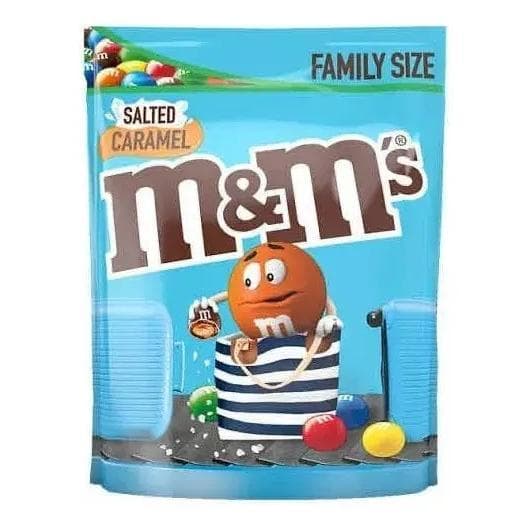 M&ms Chocolate Caramelo Salgado 310g Tamanho Família