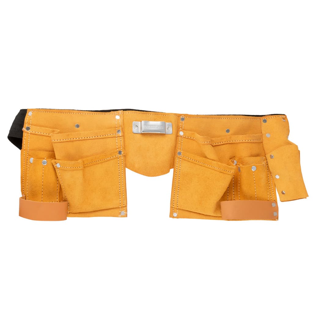 Cinto de Couro Para Ferramentas Com 11 Bolsos Eda