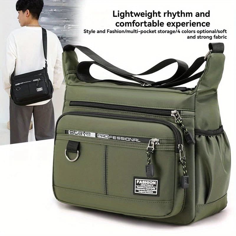 Bolsa Luxo Grande Um Ombro Saco Crossbody Mochila Bolsa Transversal Reforçada Vendido(s) - Preto