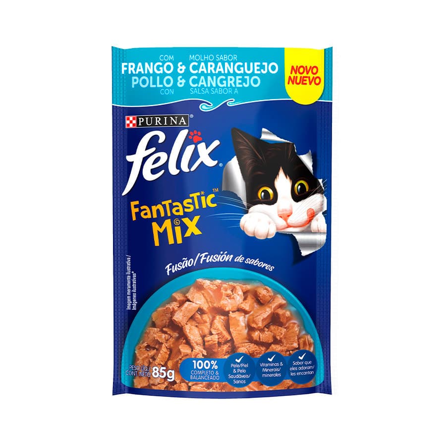 Ração Úmida Gatos Adultos Sabor Especial Sachê 85g