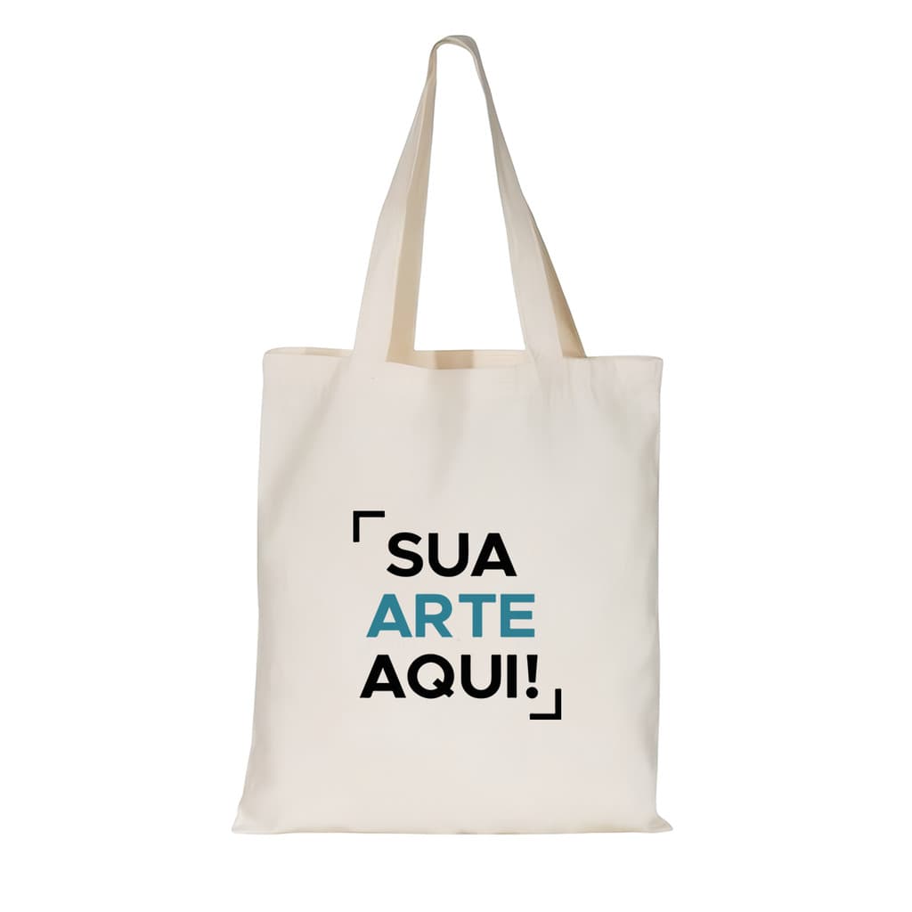 Ecobag Sacola Ecológica Bolsa Reutilizavel Retornável Personalizada com Logo Arte Imagem Foto Logomarca