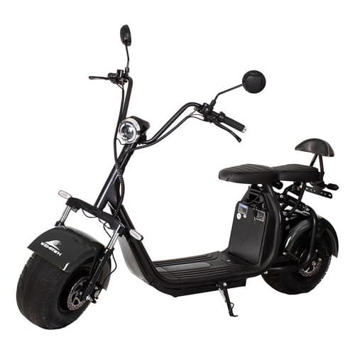 Scooter Elétrica 2000w Wehawk X7 50kmh Autonomia 40km Cor Black 60v