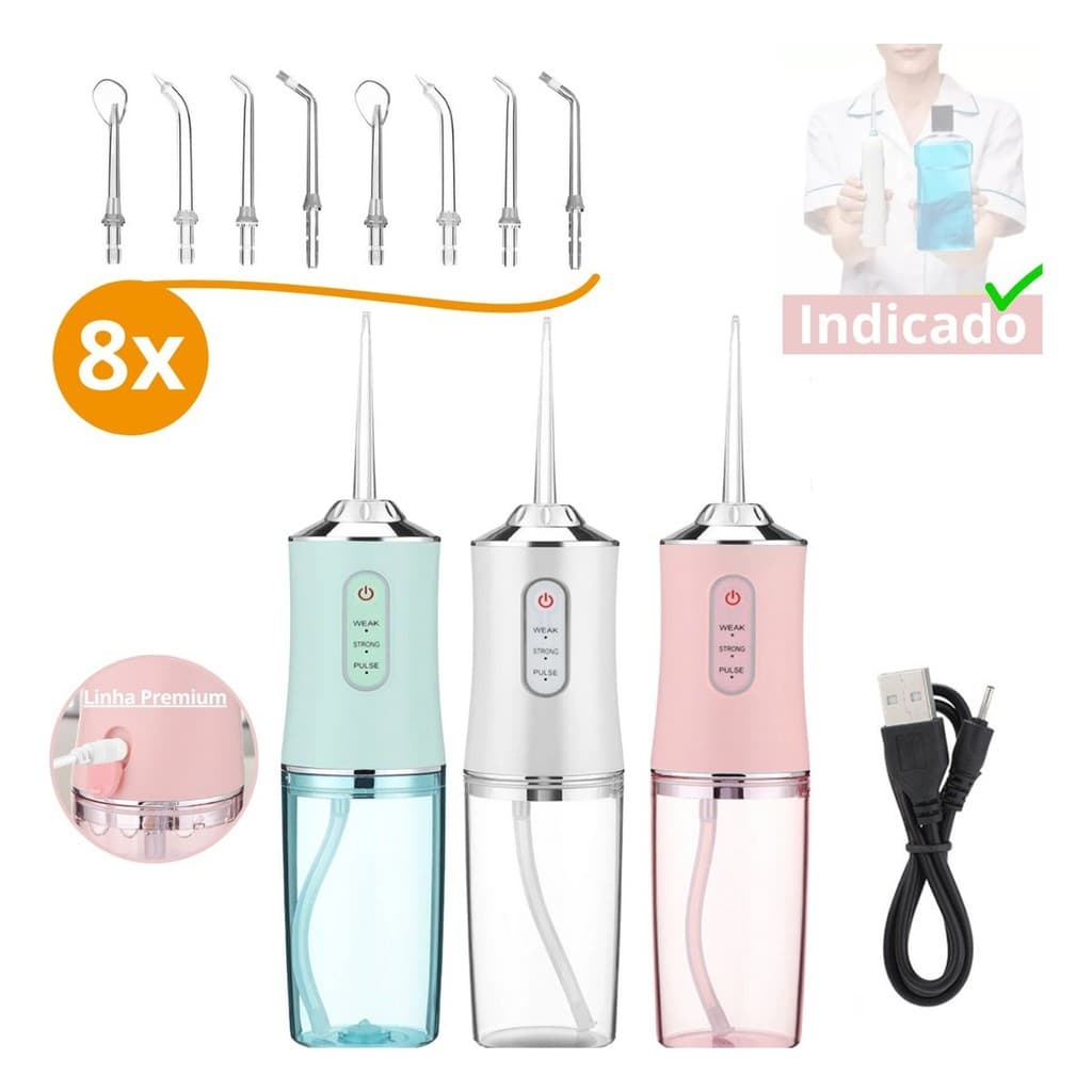 Irrigador Bucal Elétrico para Limpeza Profunda dos Dentes e Gengivas