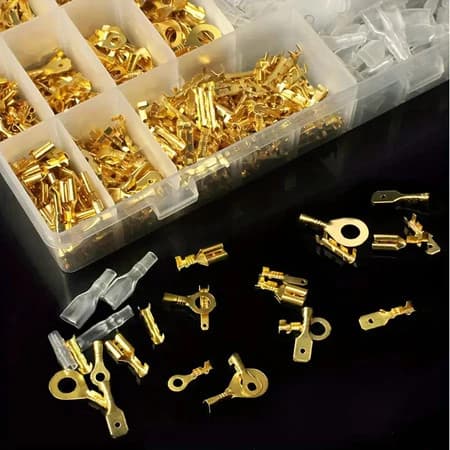 1000pcs Conector Emenda Fio Macho Fêmea 2.8/4.8/6.3mm Vendido(s) - 135pcs