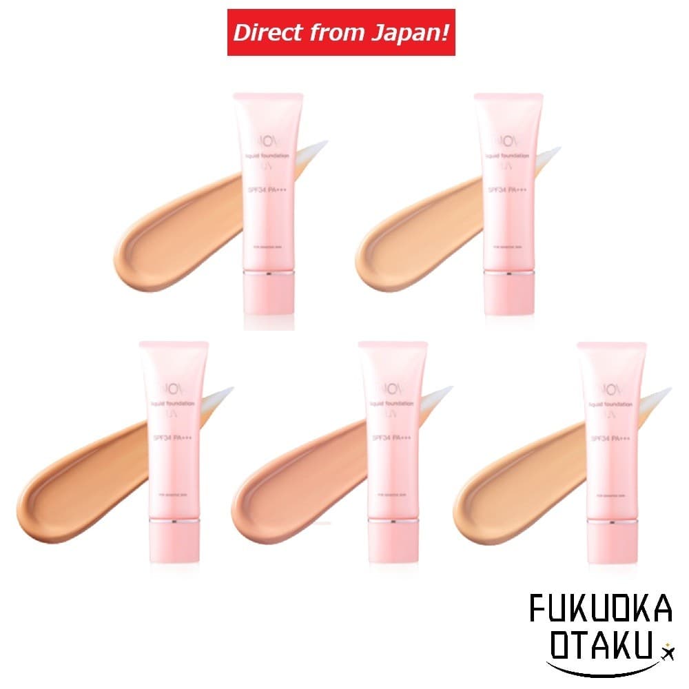 NOV Base Líquida UV Maquiagem Pele Sensível Baixa Irritação Japão【Direto do Japão】