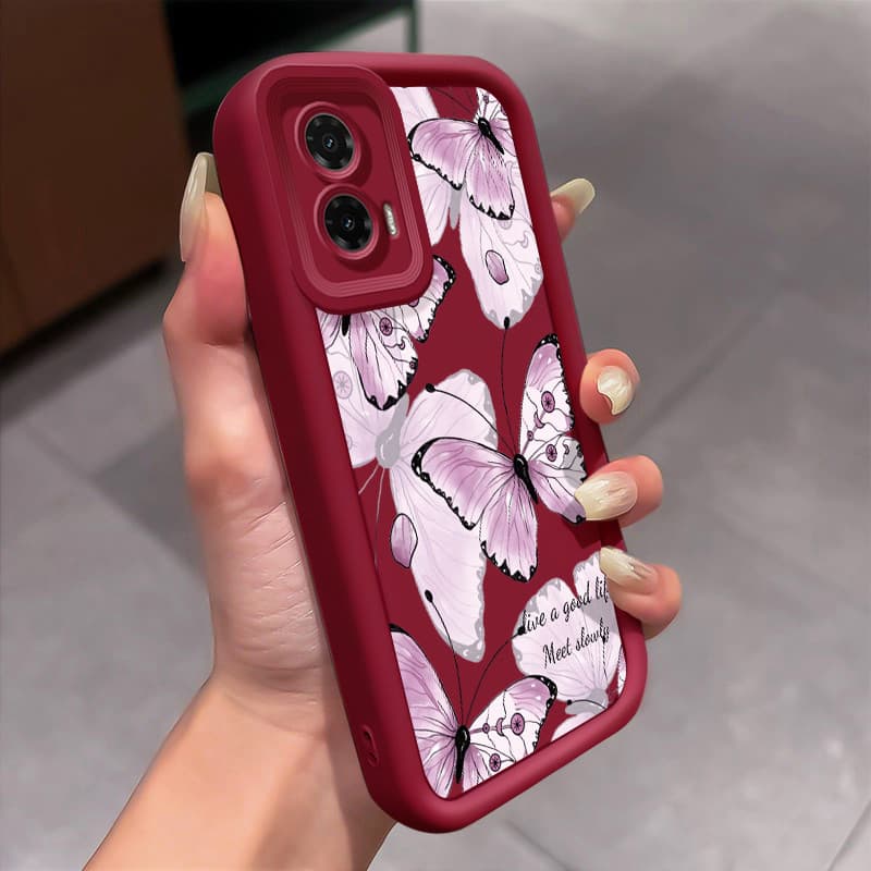 Capa Para Motorola Moto G35 G45 Capa silicone Case Protetora Capinha Capas