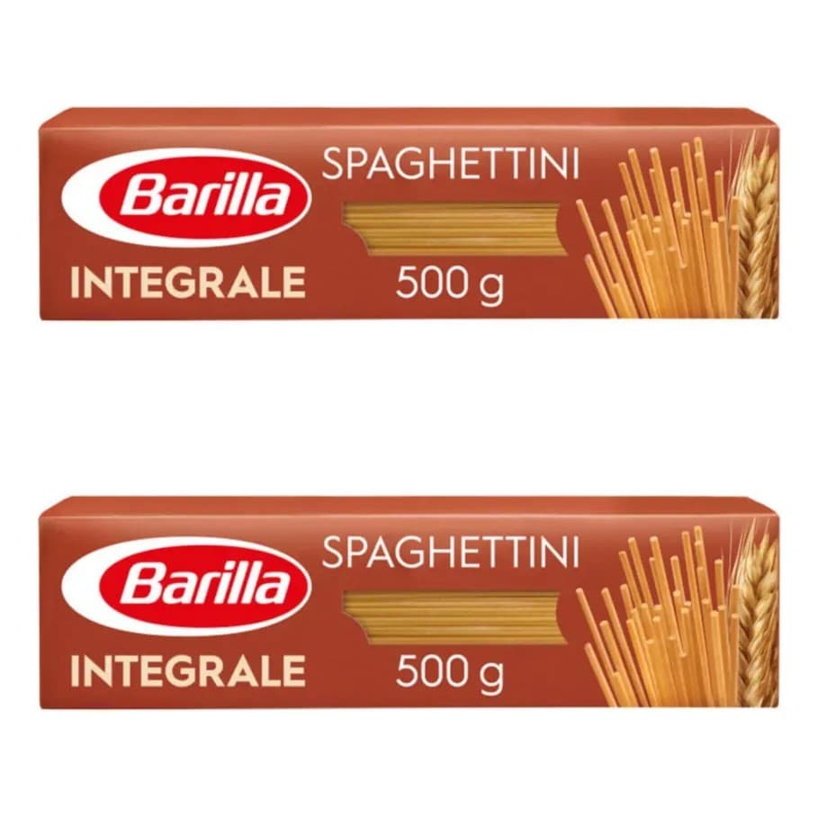 Macarrão Barilla Spaguetti Integrale Kit Com 2 X 500g