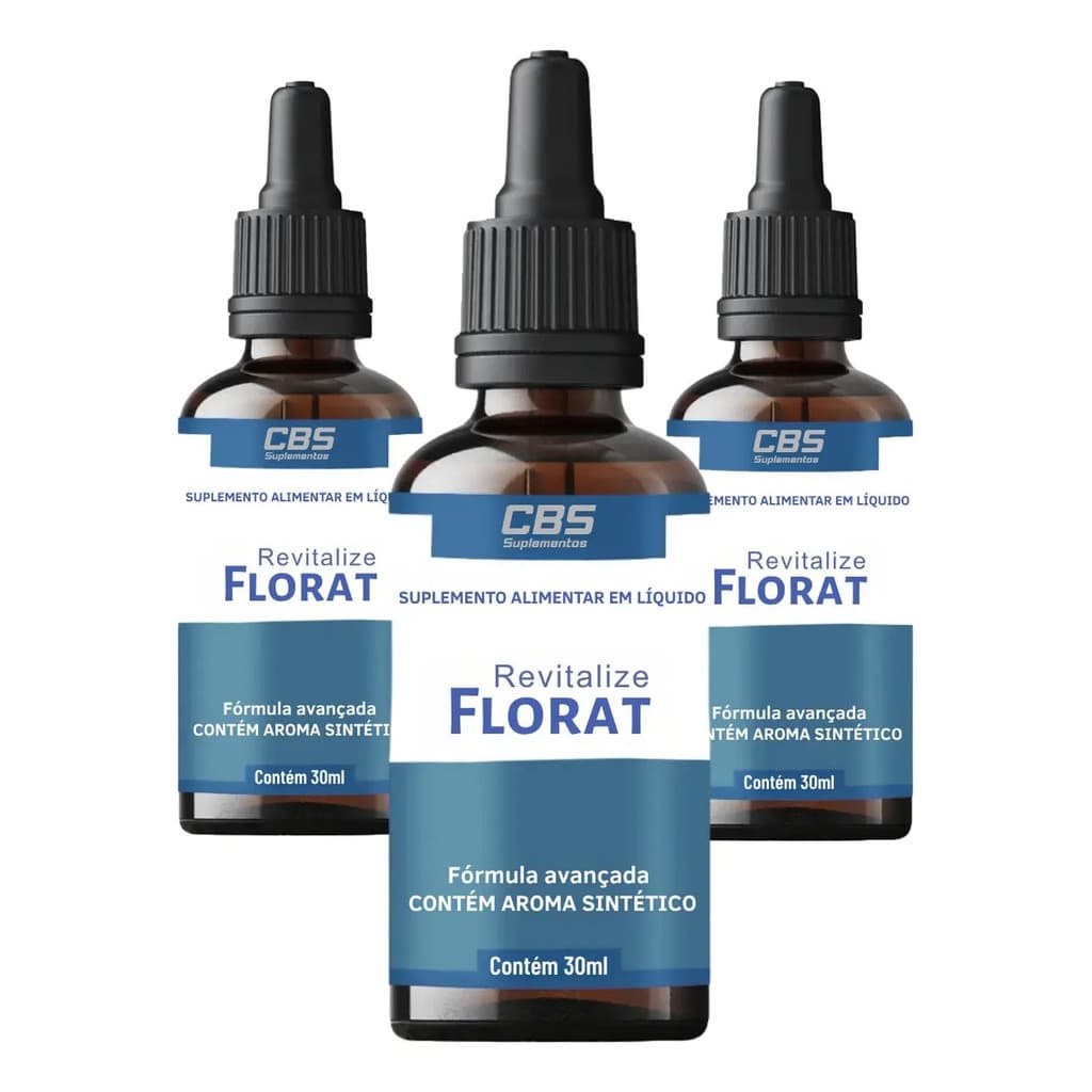 3 Revitalize Florat 90ml Equilibrio Intestinal Completo Envio Rápido