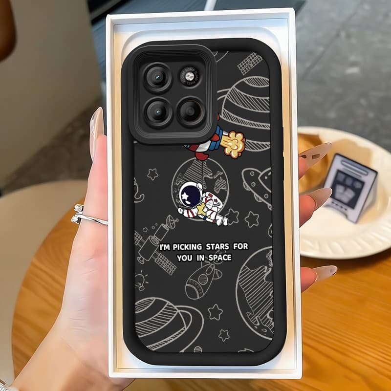 Capa Para Motorola Moto G15 Capa silicone Case Protetora Capinha Capas