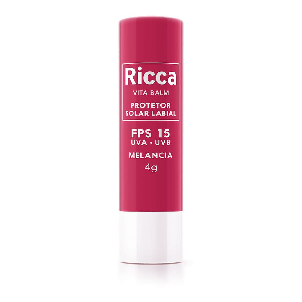 Protetor solar labial FPS15 Melancia Ricca