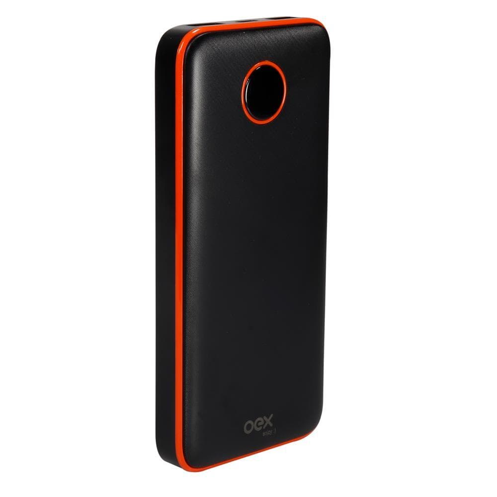 Power Bank Carregador Portátil Oex Soft PB300 10000mAh Recarga Ultra Rápida USB Tipo-C Original
