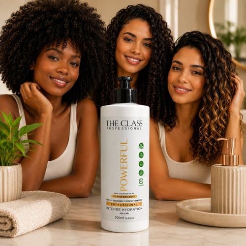 Gelatina Modeladora The Class Para Cachos e Crespos 500ml