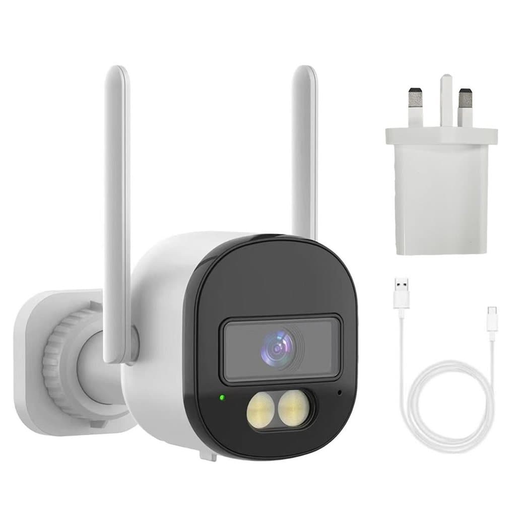 3MP Tuya WiFi Câmera De Segurança Al Detecção IP 2.4G/5G Mini CCTV Vigilância Vídeo Vida Inteligente Reino Unido Plug