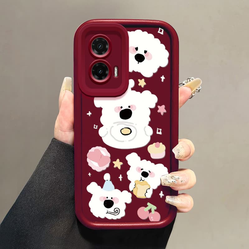 Capa Para Motorola Moto G35 G45 Capa silicone Case Protetora Capinha Capas