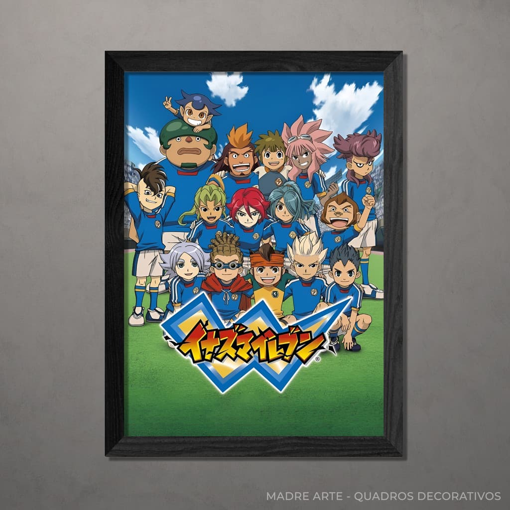 Quadro Decorativo Super Onze -MOD1 A4 Com Vidro