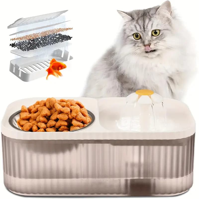 Fonte de Água 3L para Pets Alimentador Automático Cães e Gatos Fácil Limpeza