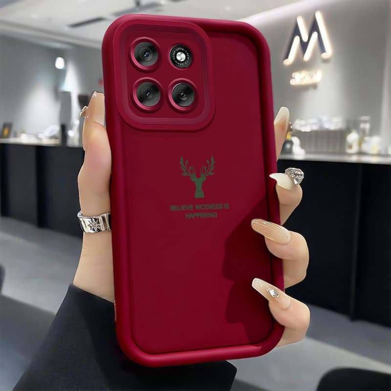 Capa Para Motorola Moto G56 5G Capa silicone Case Protetora Capinha Capas